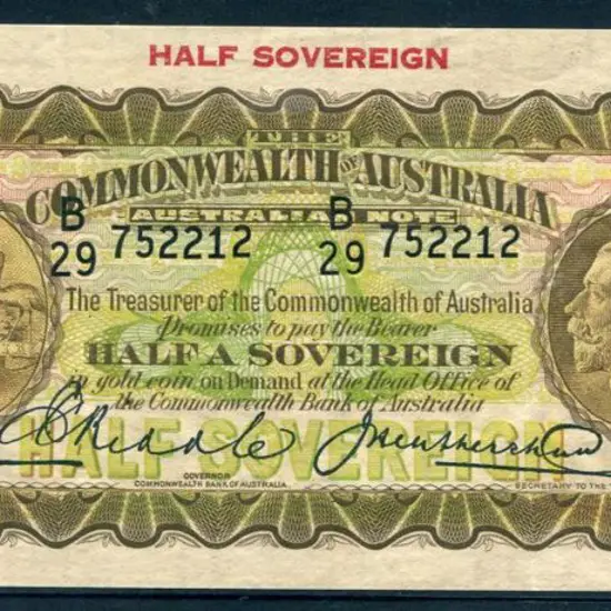 1928 Half Sovereign Riddle Heathershaw. aUnc, rare ...