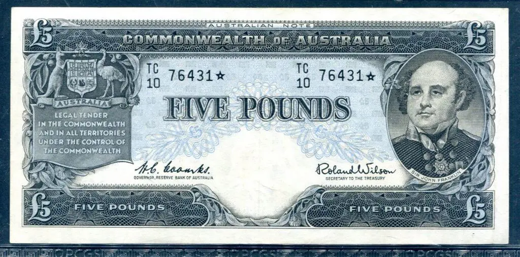 1960/65 £5 Star note Coombs & Wilson with first ... Image 1++
