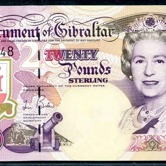 Gibraltar 2006 £20 QEII & Admiral Nelson. Choice ...