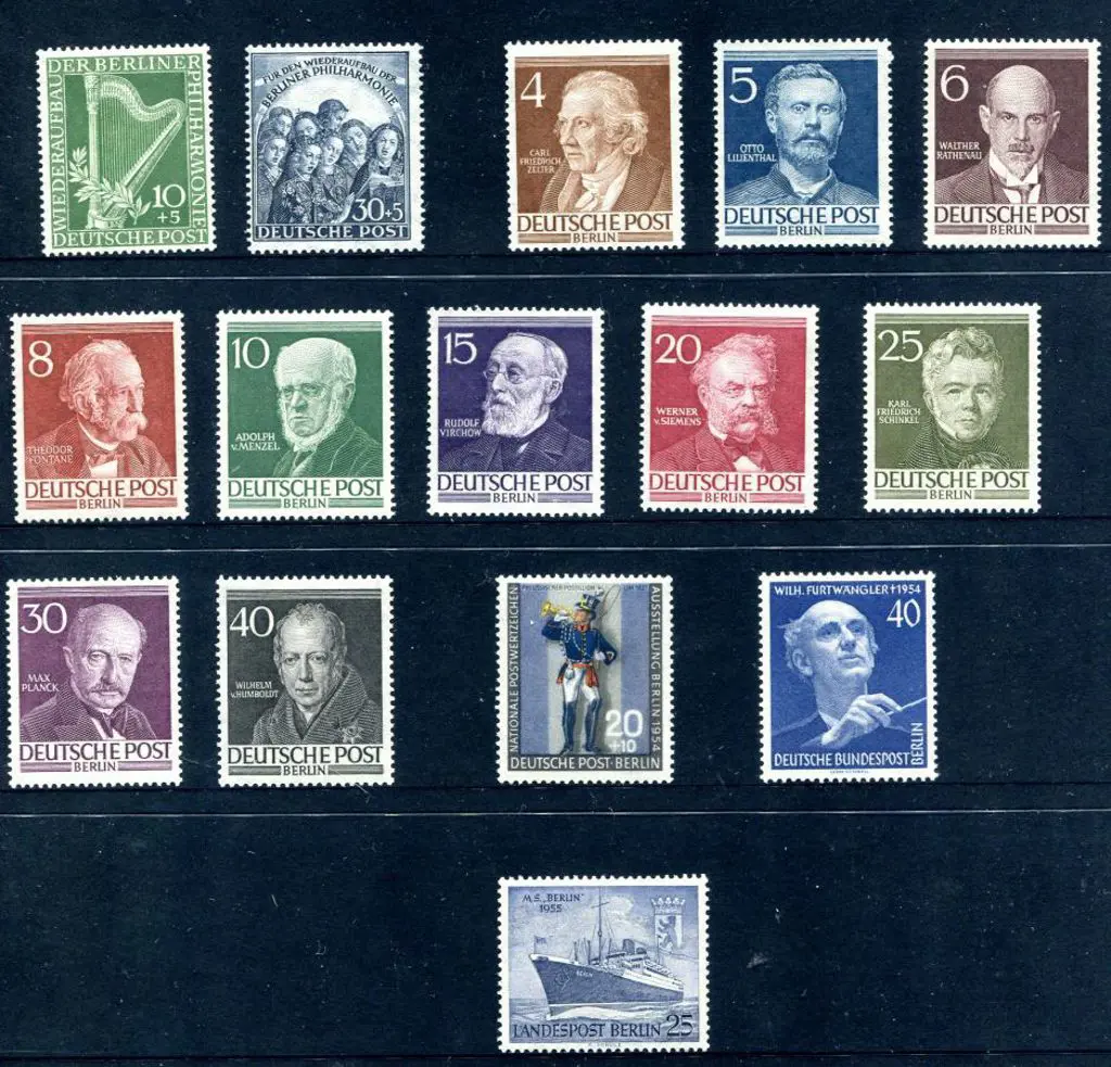 Germany - Berlin 1950-1955 MUH group on Hagner ... Image 1++