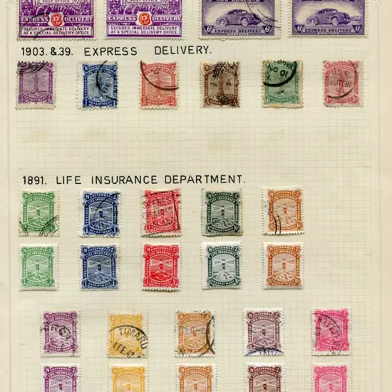 New Zealand 1891-1982 Govt Life Insurance on ...