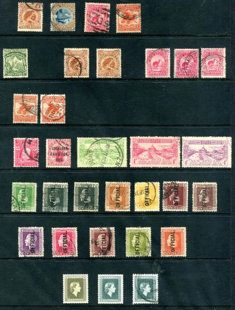New Zealand 1907-1963 used range on Hagner noting ... Image 1++