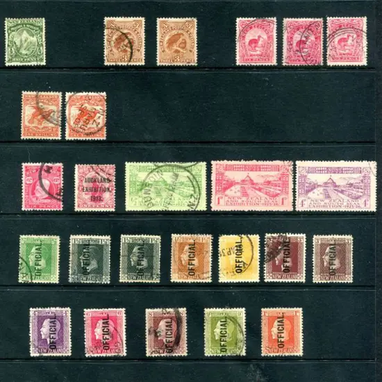 New Zealand 1907-1963 used range on Hagner noting ...
