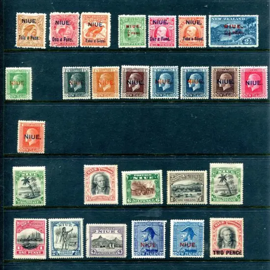 Niue 1902-1953 MLH to 1935 with later fine used on ...