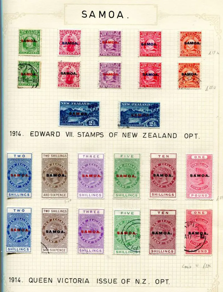 Samoa 1877-1988 simplified with nearly all issues ... Image 1++