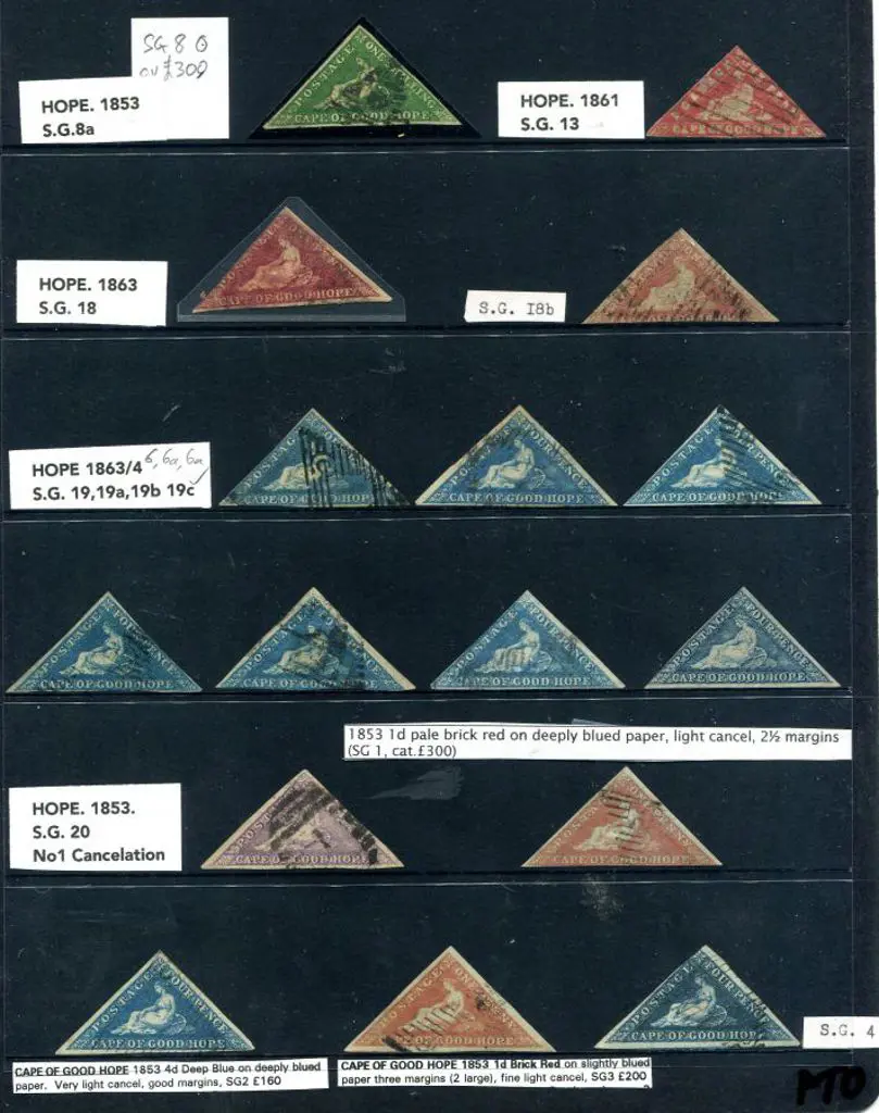 South Africa - Cape of Good Hope 1853/64 ... Image 1++