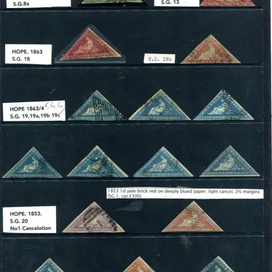 South Africa - Cape of Good Hope 1853/64 ...