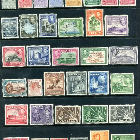 British Commonwealth 1940's MLH defins part sets & ...