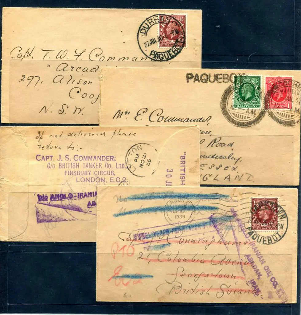 Paquebot 1936/37 oil tanker personal ... Image 1++