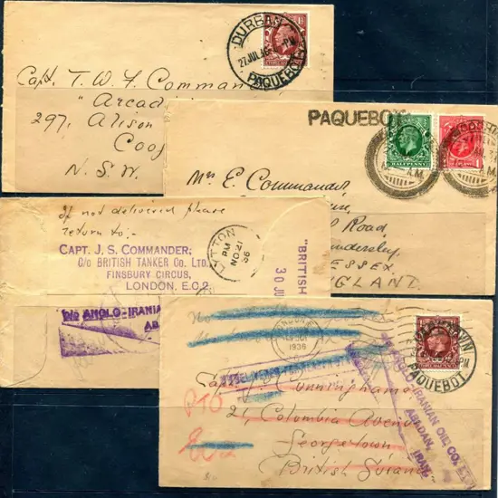 Paquebot 1936/37 oil tanker personal ...