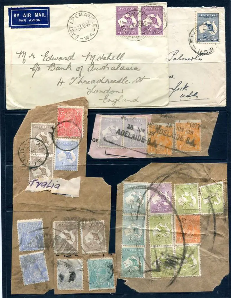 Kangaroos 2 covers & 4 x on piece with the covers ... Image 1++