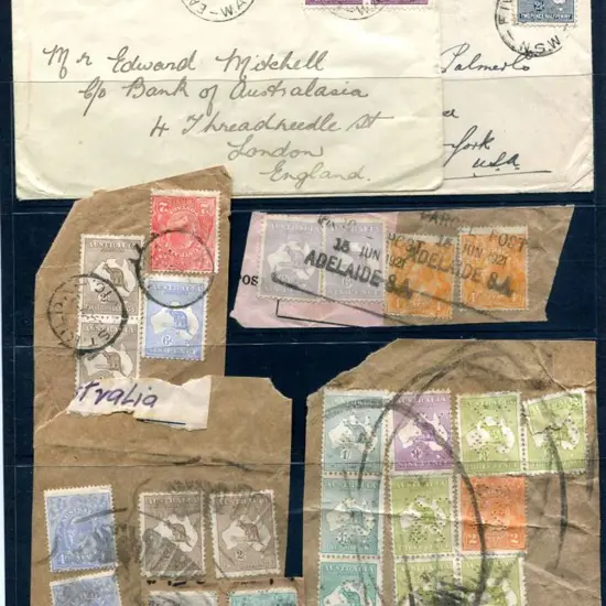 Kangaroos 2 covers & 4 x on piece with the covers ...
