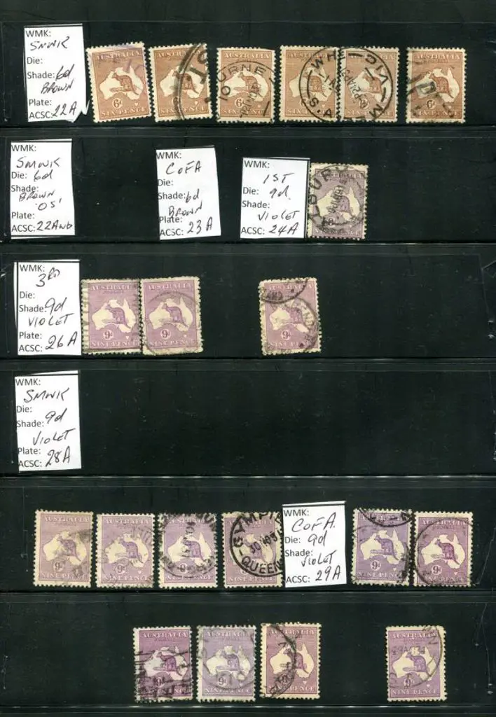 Kangaroos Used range sorted by wmk on Vario leaves ... Image 1++