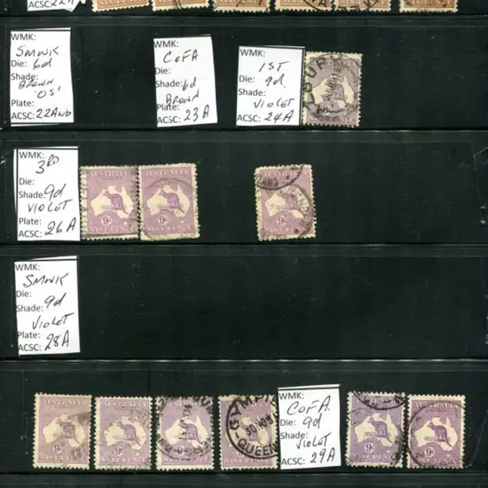 Kangaroos Used range sorted by wmk on Vario leaves ...