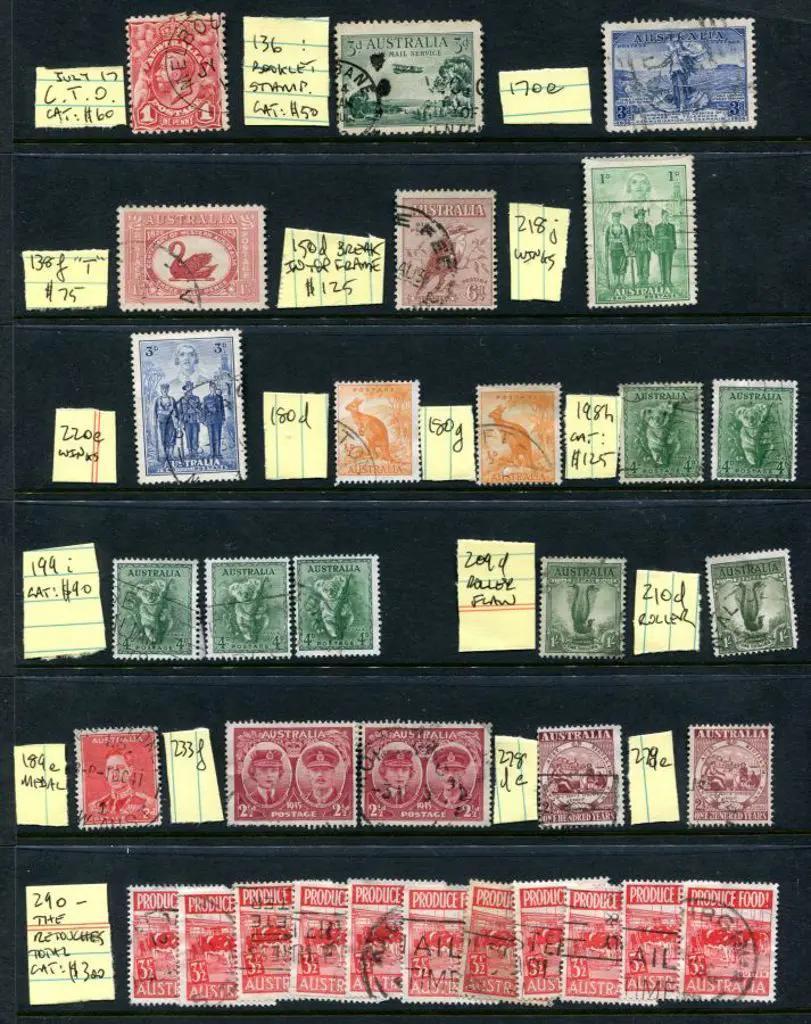 1913-1965 range of good to fine used commems & ... Image 1++