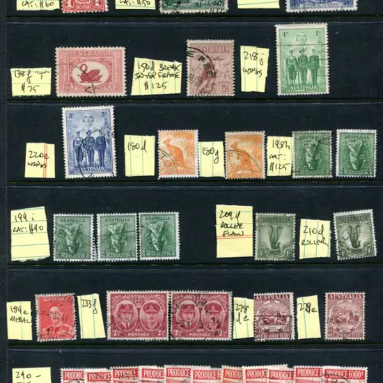 1913-1965 range of good to fine used commems & ...