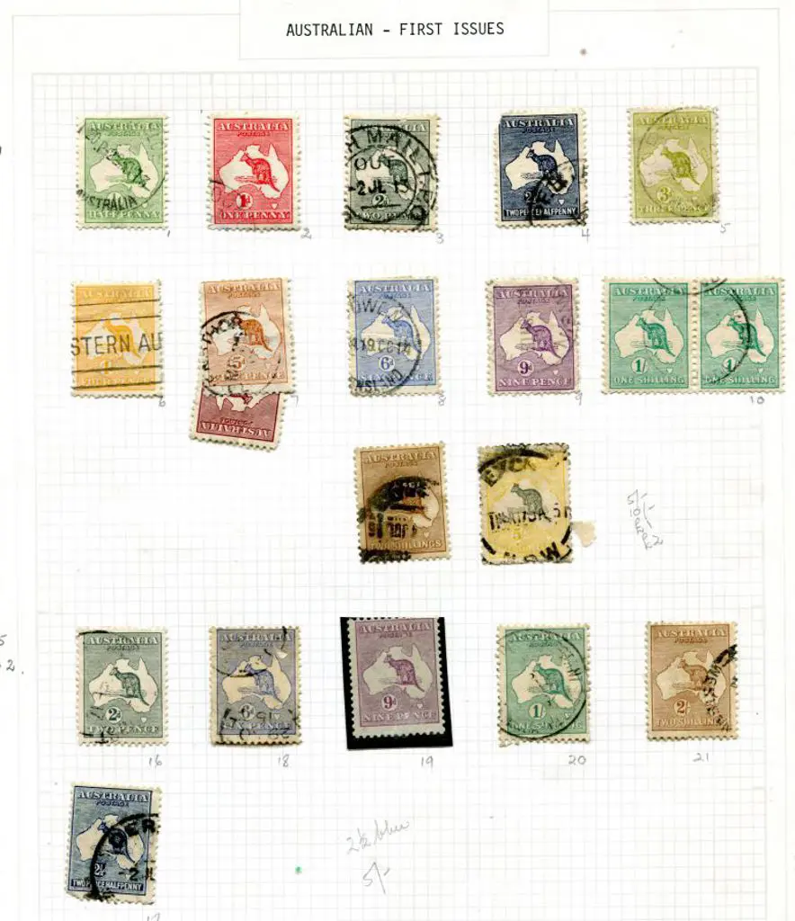 1913-2010 on leaves in peg album & ring binder. ... Image 1++