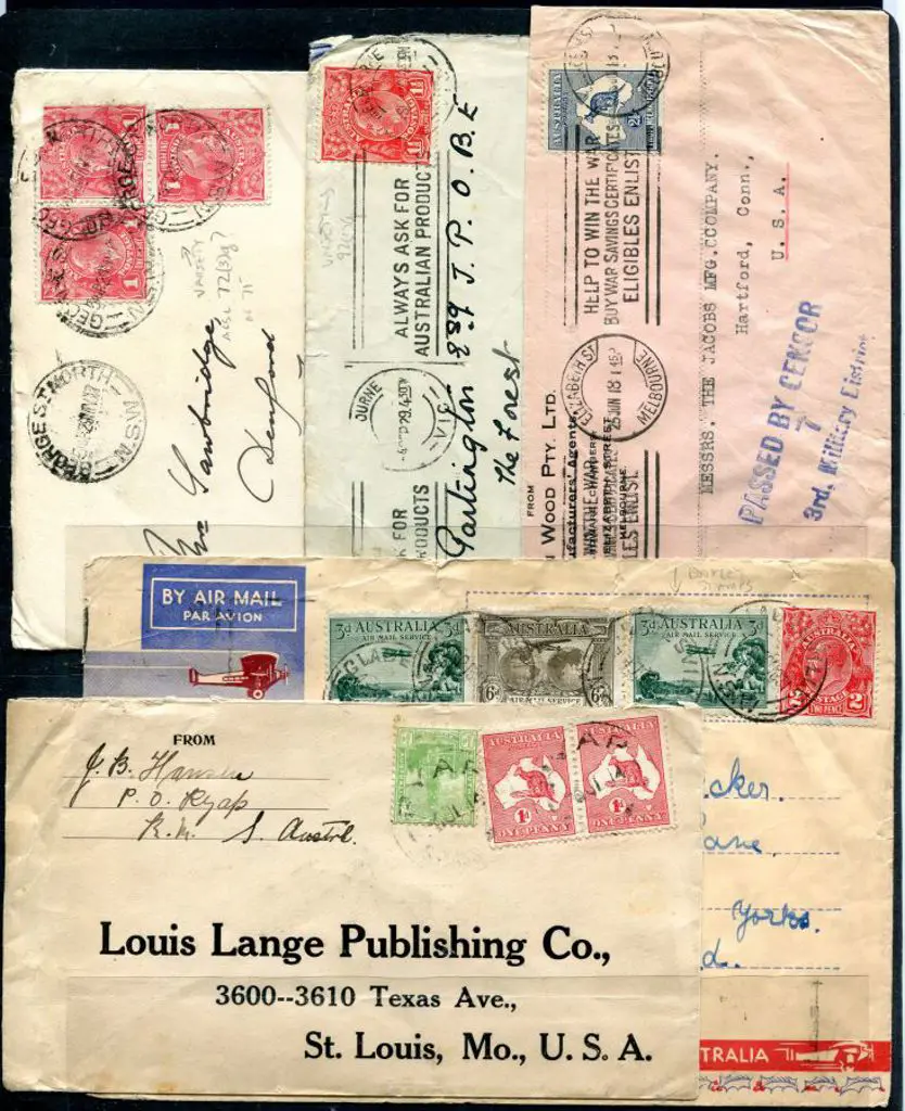 1914-1934 range of covers many with pencilled ... Image 1++