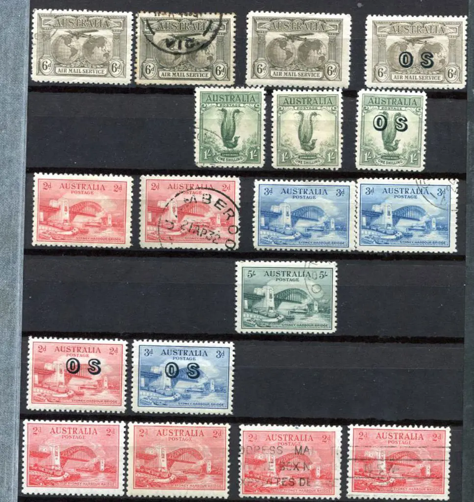 1914-1946 Kangaroos in all wmks & vals represented ... Image 1++