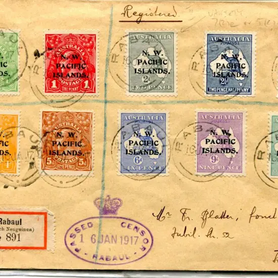 Varieties 1917-1975 commercial covers all with ...