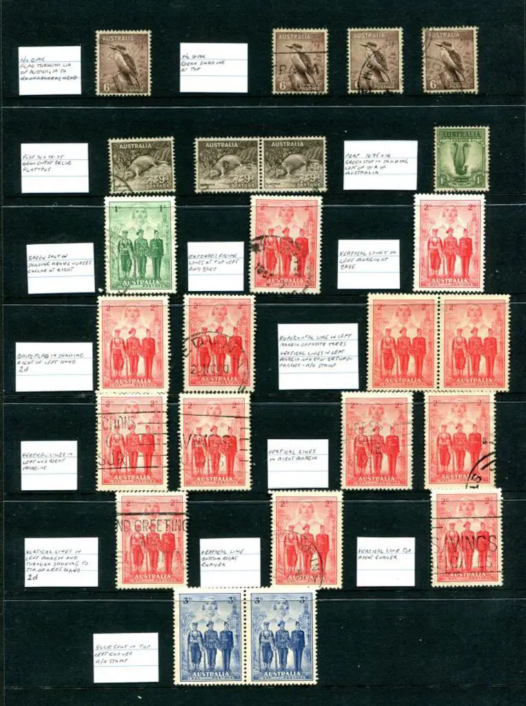 Varieties 1927-1965 MUH, MLH & used selection of ... Image 1++