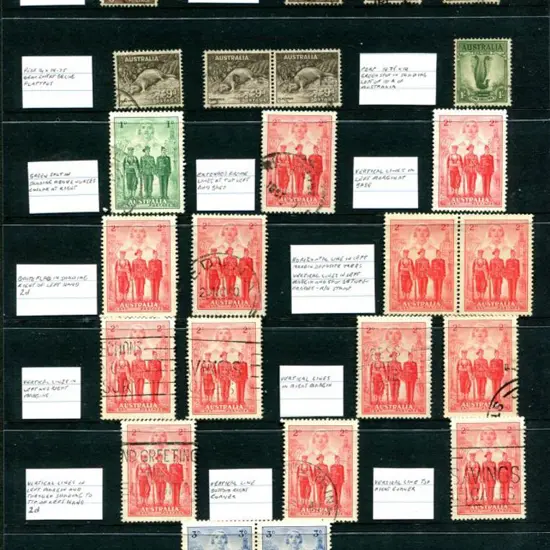 Varieties 1927-1965 MUH, MLH & used selection of ...