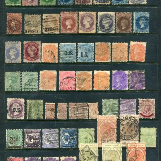 South Australia 1868-1911 selection on 2 Hagners ...