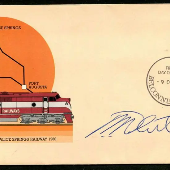 Whitlam, Edward Gough Bold signature on 1980 ...