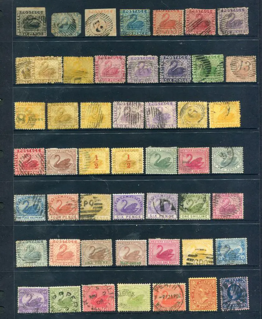 1854-1912 range on 2 Hagners incl 3 margin 1d ... Image 1++