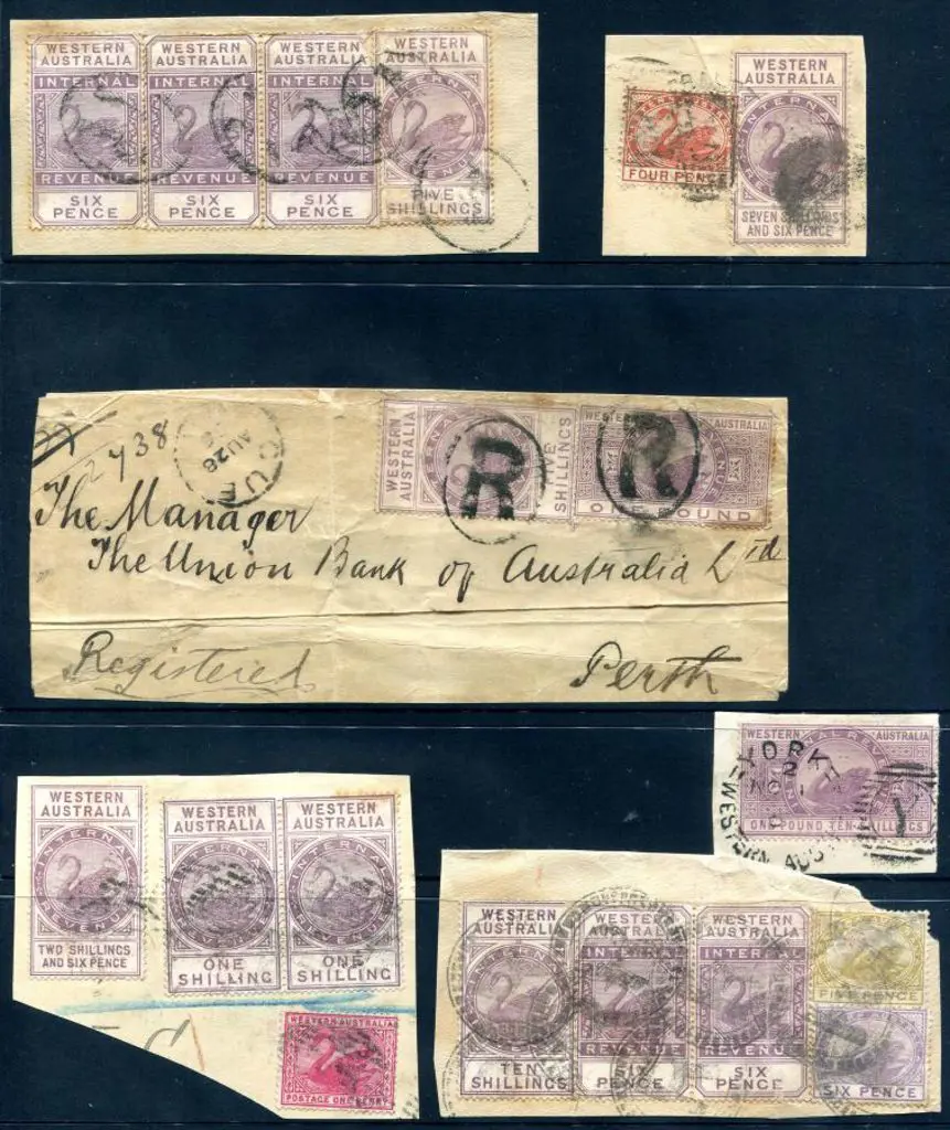 Internal Revenues on group of 1890's registered ... Image 1++