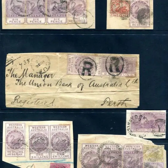 Internal Revenues on group of 1890's registered ...