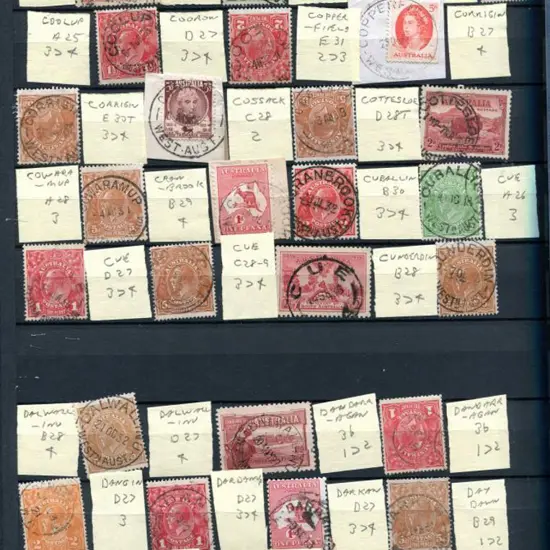 Postmarks 1910's-1960's with majority from 1920's ...