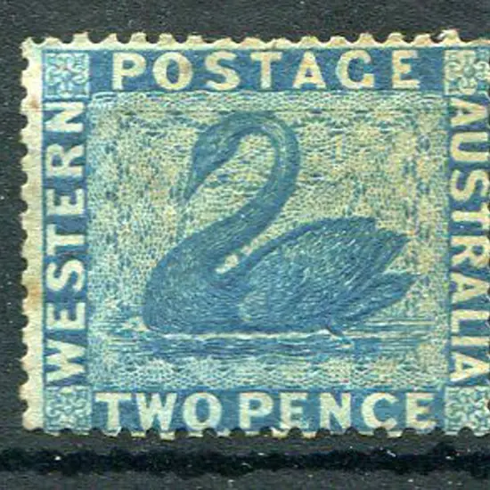1861 2d blue, perf 14. Unused with part gum & some ...