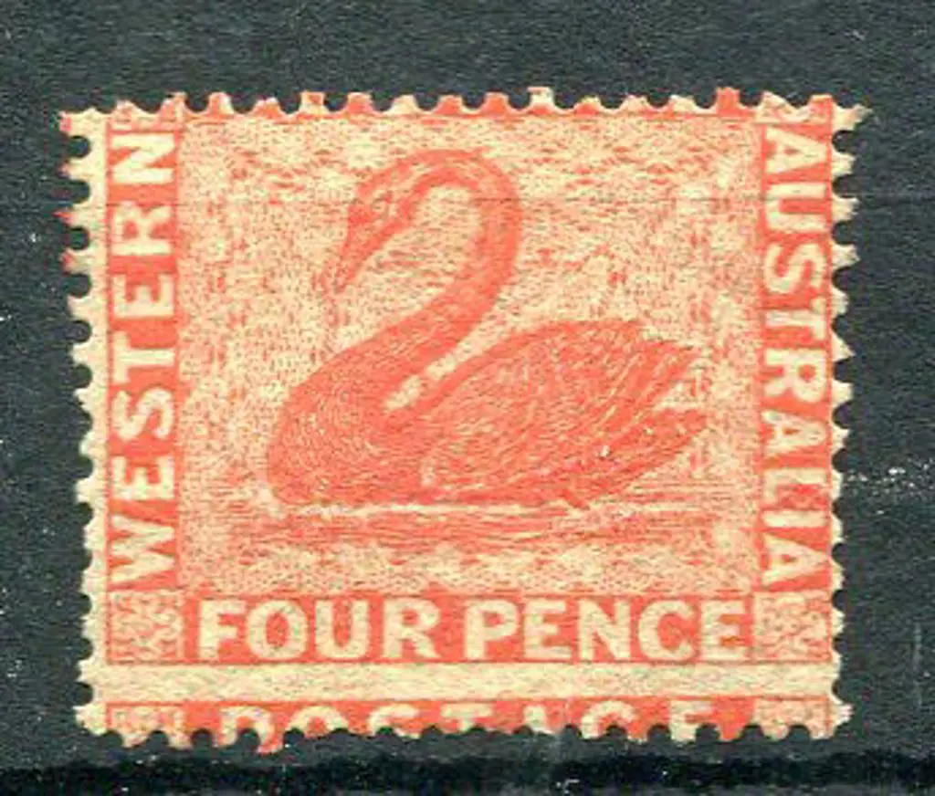 1861 4d vermilion, perf 14. Unused without gum. ... Image 1++