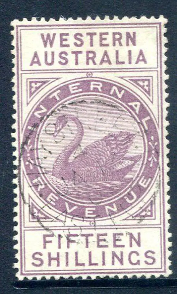 1893 15/- dull purple Internal Revenue with ... Image 1++