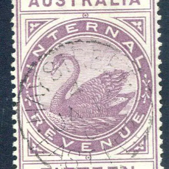 1893 15/- dull purple Internal Revenue with ...
