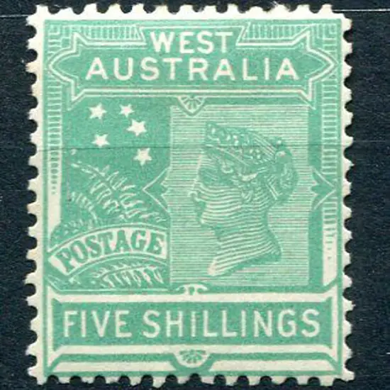 1902/11 5/- emerald-green QV. MLH with good ...
