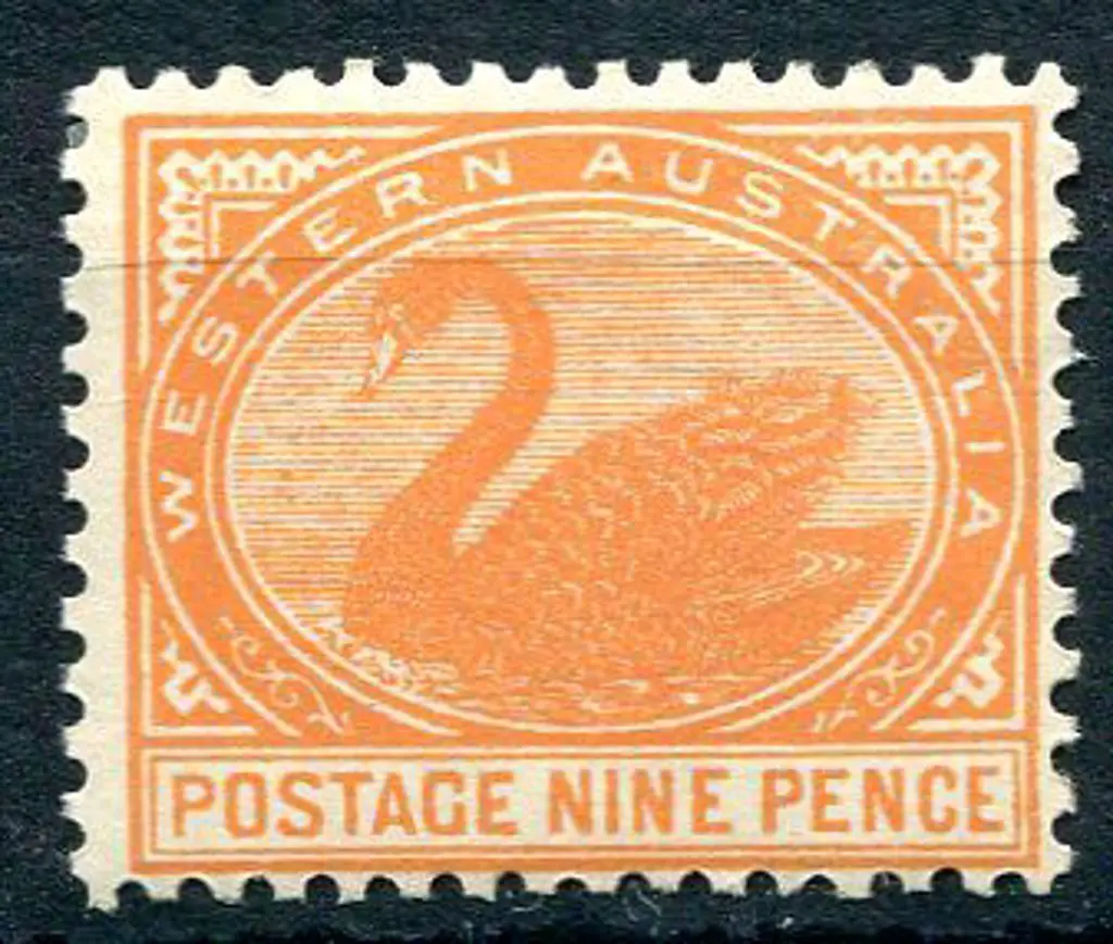 1902/11 9d yellow-orange, single line perf 11 ... Image 1++