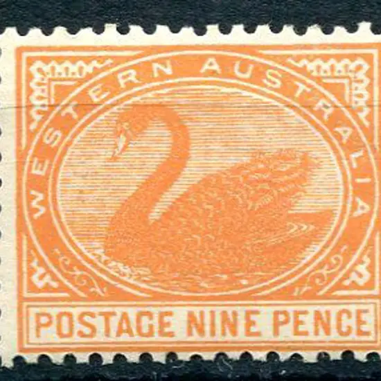 1902/11 9d yellow-orange, single line perf 11 ...