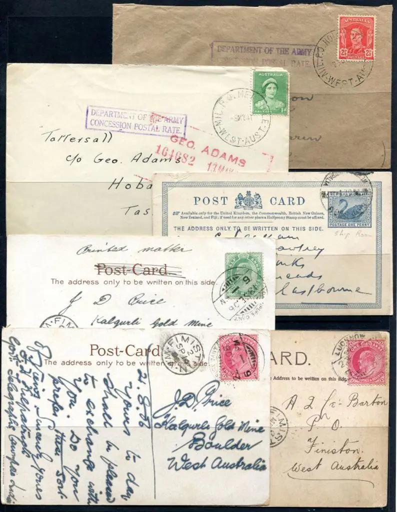 1907 (5th Feb) 1904 1d swan Post Card (PC 13) with ... Image 1++
