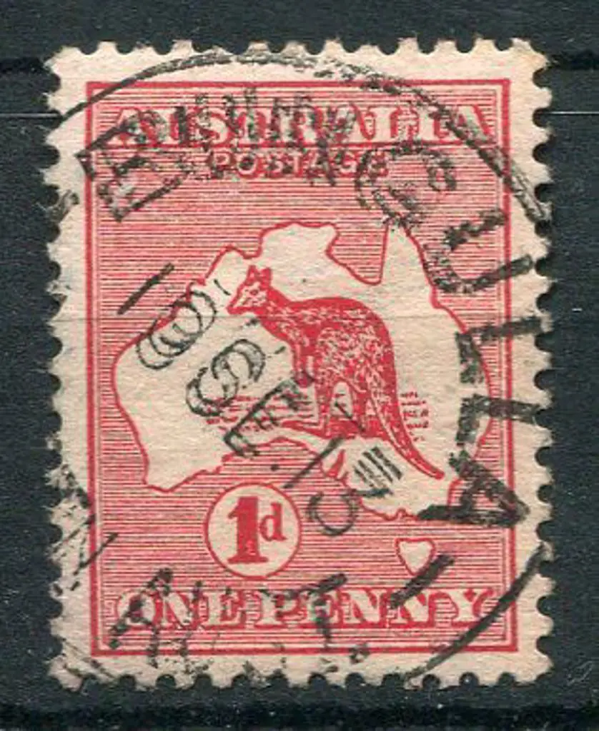 Bungulla B30 on 1d red kangaroo dated 10 SE 13. ... Image 1++