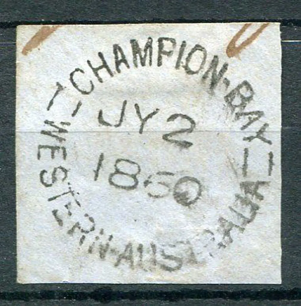 Champion Bay cds 1 full strike on piece dated JY 2 ... Image 1++