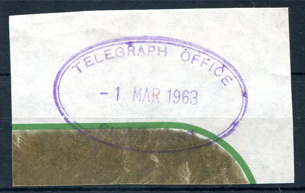 Claremont Telegraph Office Double oval ring full ... Image 1++