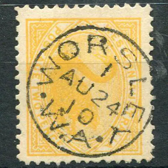 Worsley 3b in. 1 complete bold strike on 2d yellow ...