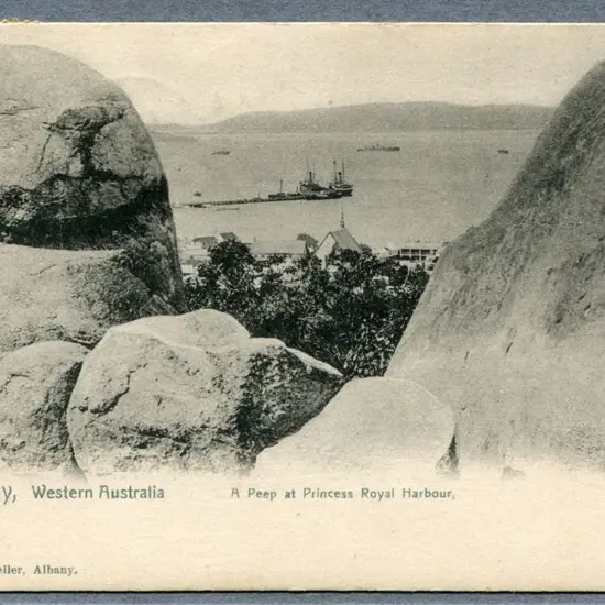 "A Peep at Princess Royal Harbour, Albany, Western ...