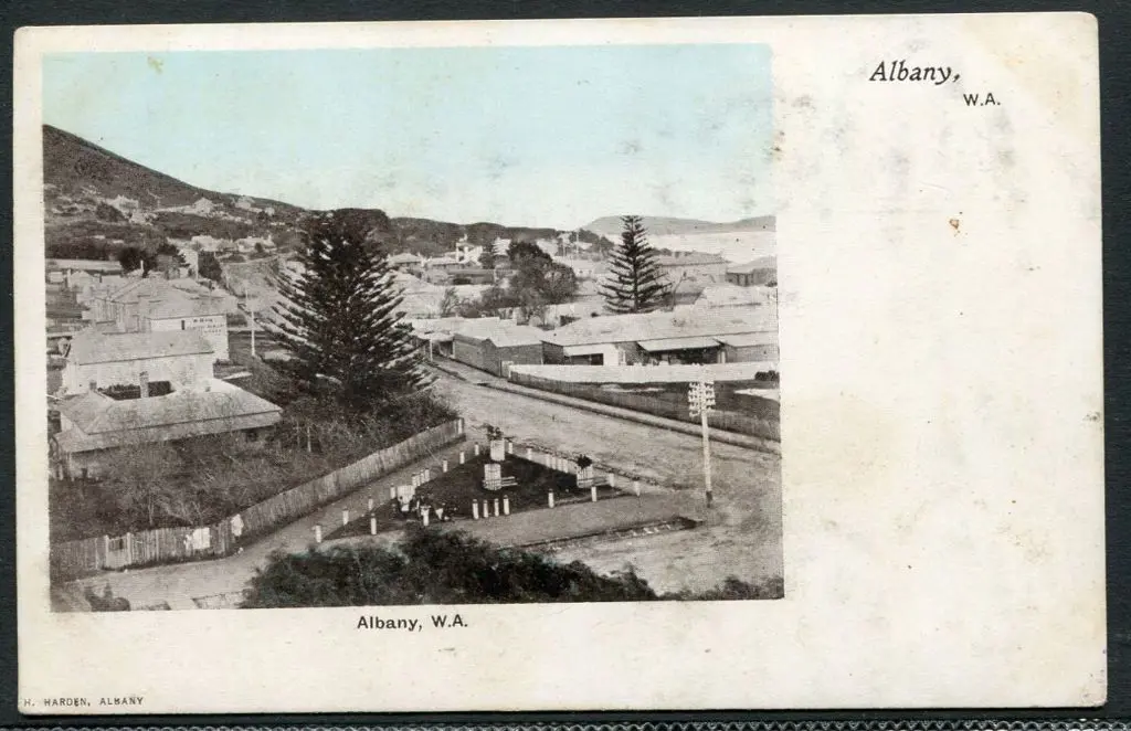 "Albany, WA" H Harden, Albany b&w with blue sky. ... Image 1++
