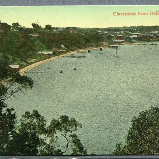 "Claremont from Osborne, WA" Falk colour in exc ...