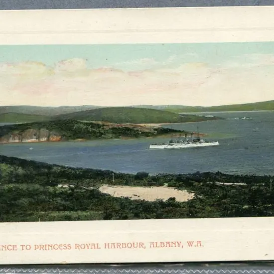 "Entrance to Princess Royal Harbour, Albany, WA" ...