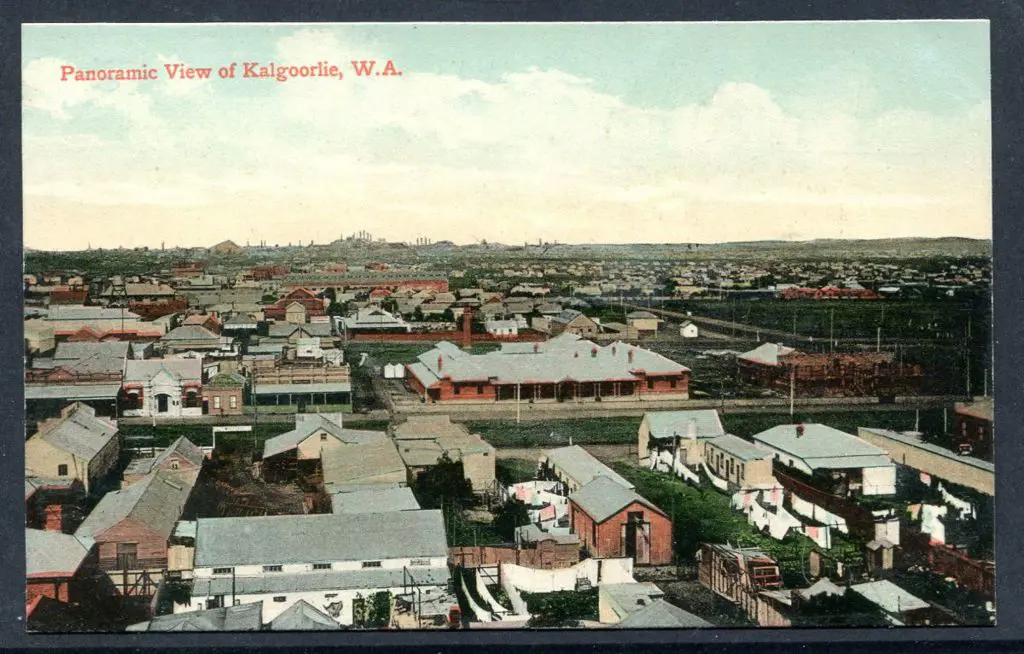 "Panoramic View of Kalgoorlie, WA" Colour & ... Image 1++
