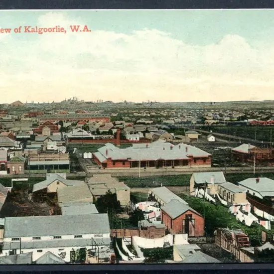 "Panoramic View of Kalgoorlie, WA" Colour & ...